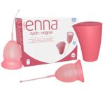 Enna Cycle - 2 Copas Menstruales Y Caja Esterilizadora, Talla L