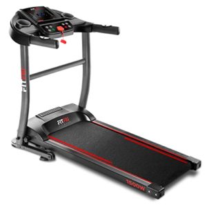 FITFIU Fitness MC-200 - Cinta de correr Plegable, 14 km/h, 1500 W, superficie de carrera 40x110cm, pulsómetro, 12 programas